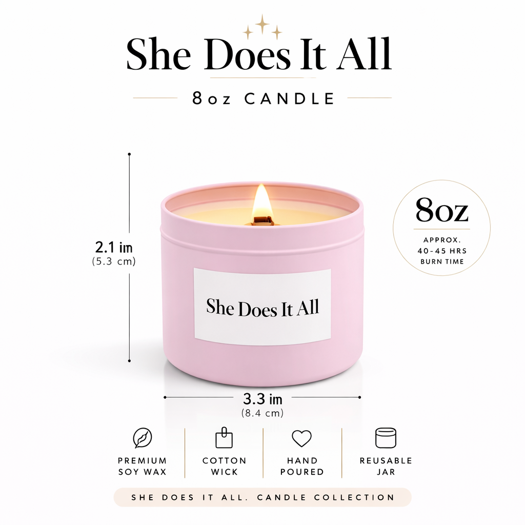 8 oz Handmade Candle